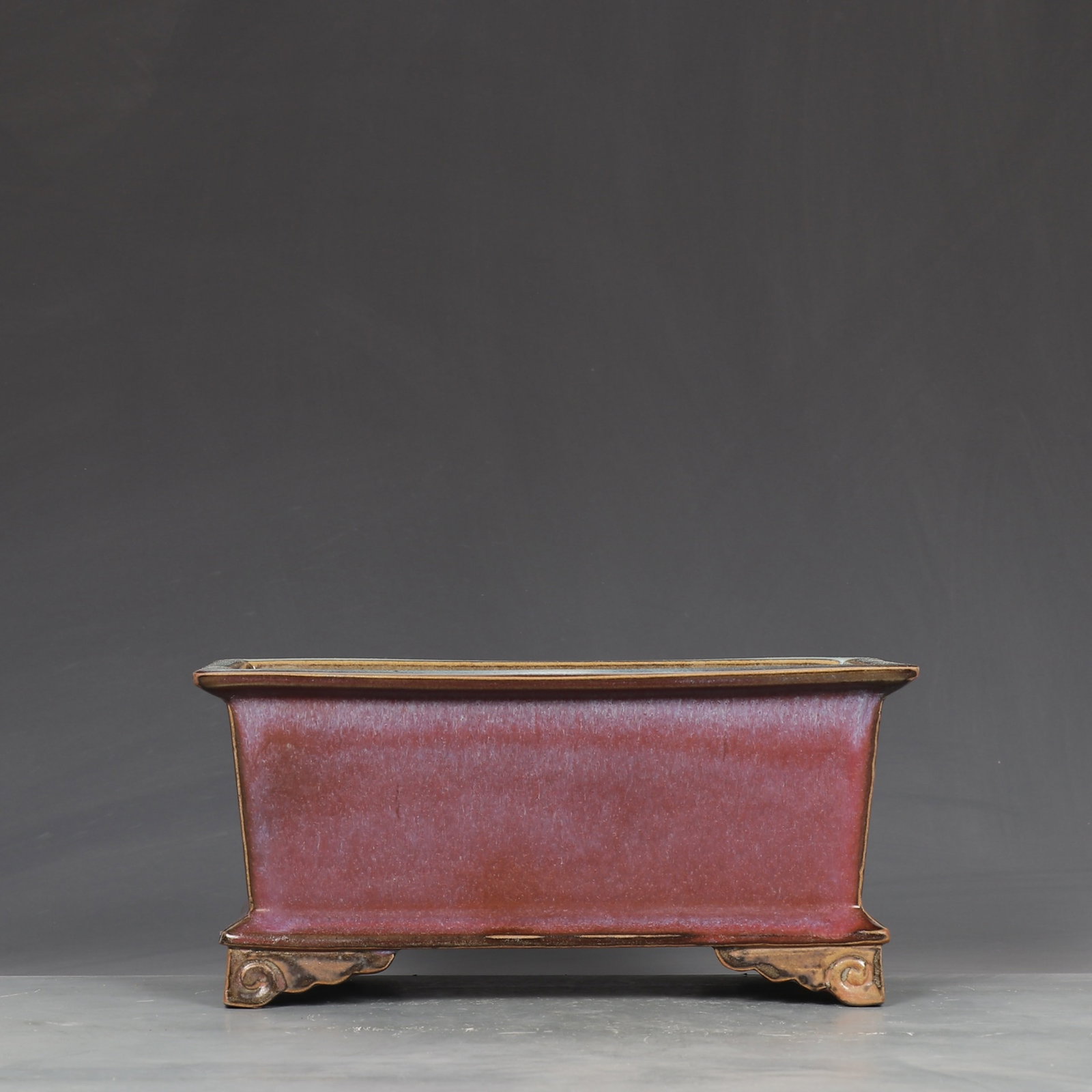 An Exquisite Jun yao Purple Glazed Brush Washer,with an Imperial Poem by Emperor Qianlong (1 of 9)