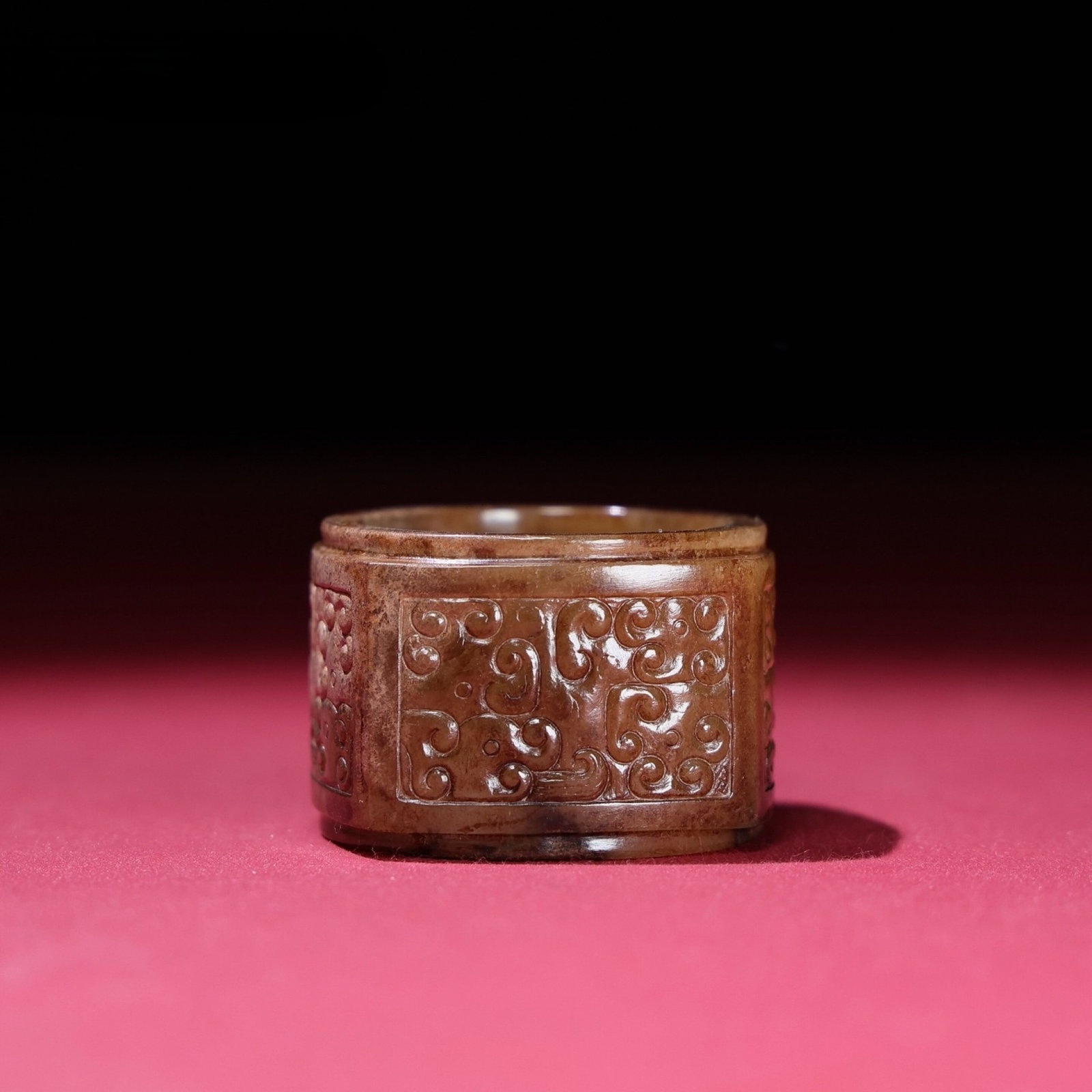 White Jade Dragon Pattern Jade Cong (1 of 8)