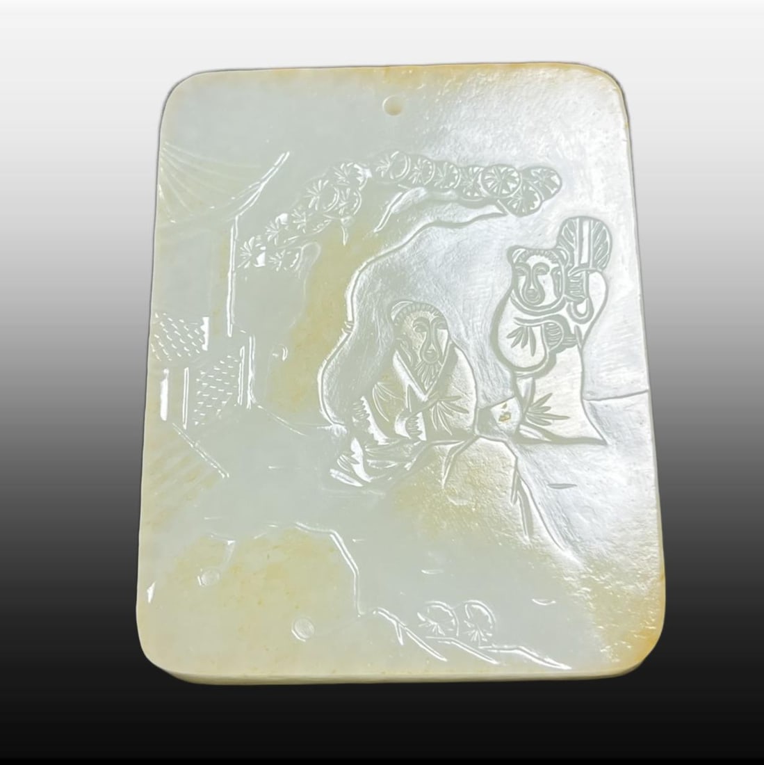 A Exquisite Hotan Jade Figures Pattern Jade pendant (1 of 7)