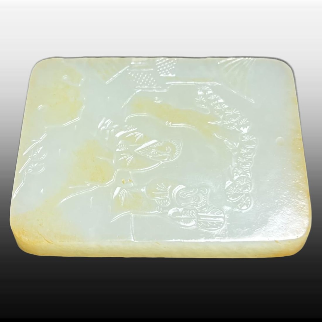 A Exquisite Hotan Jade Figures Pattern Jade pendant - 2