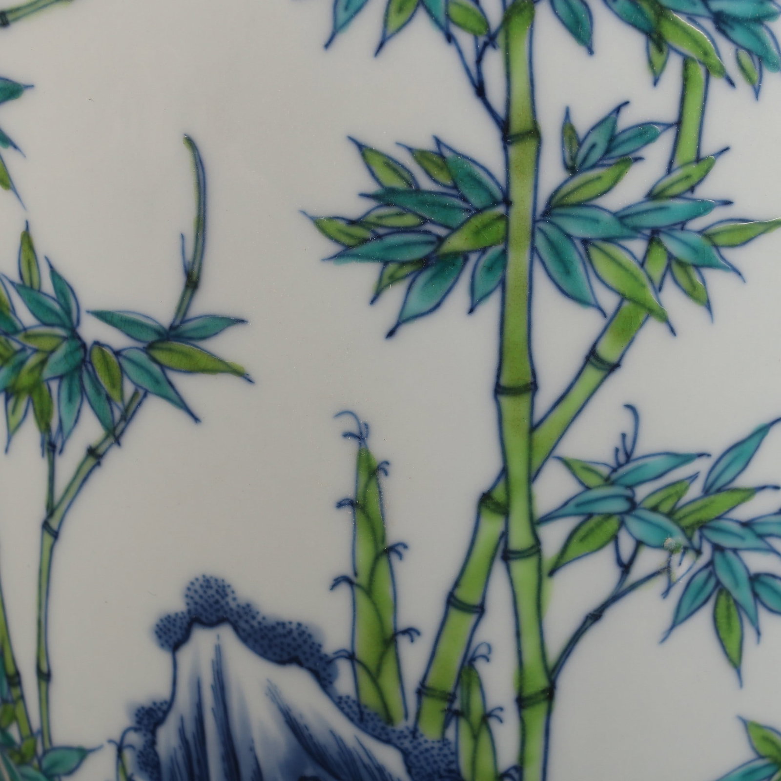 A Exquisite Doucai Bamboo Pattern Vase - 6