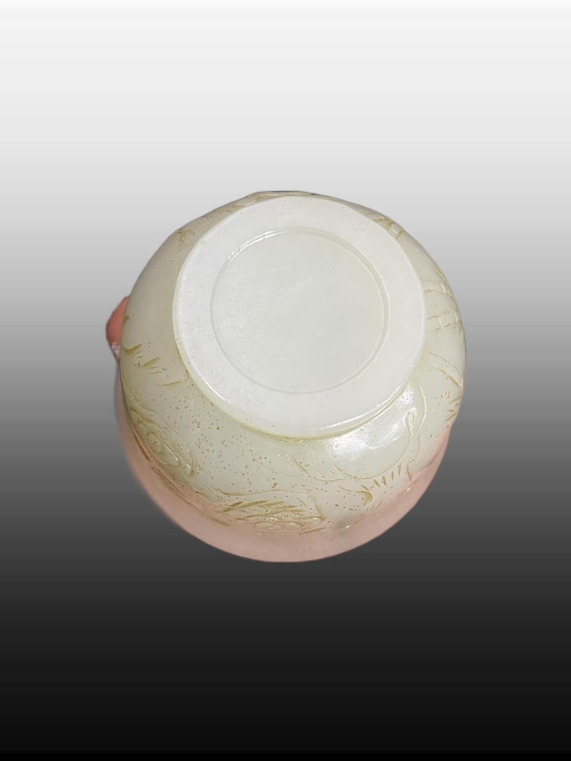 A Exquisite Hotan Jade Figures Pattern Cup - 7