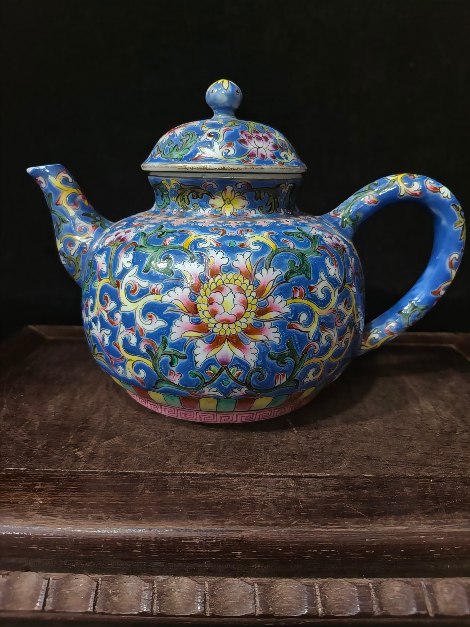 A Exquisite Enamel Lotus Pattern Ewer - 6