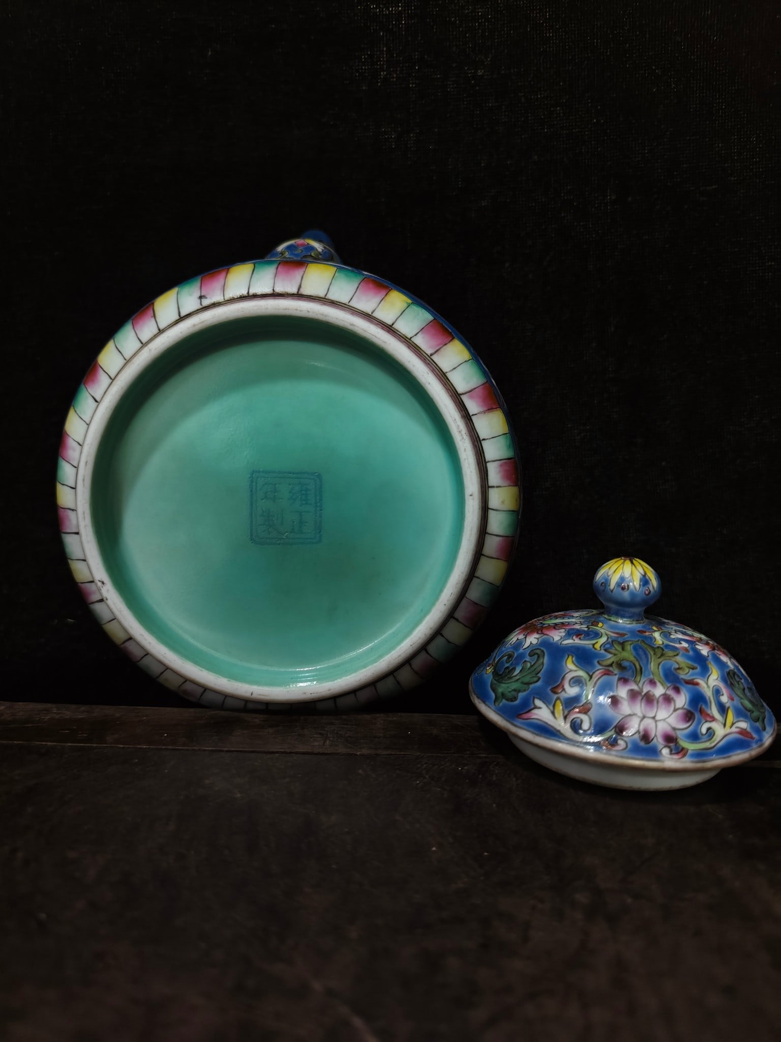 A Exquisite Enamel Lotus Pattern Ewer - 9
