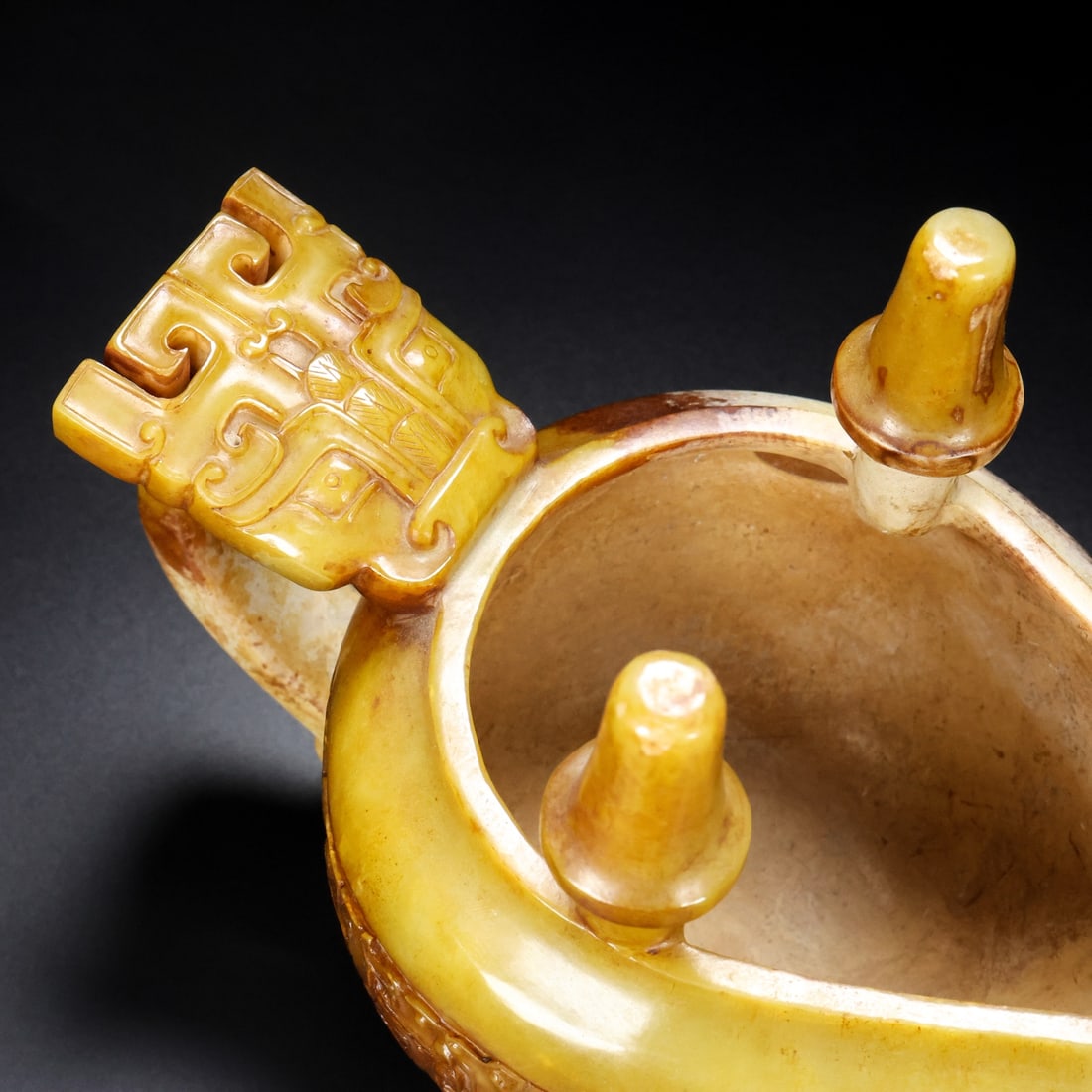 A Exquisite Hotan Jade Cup - 3