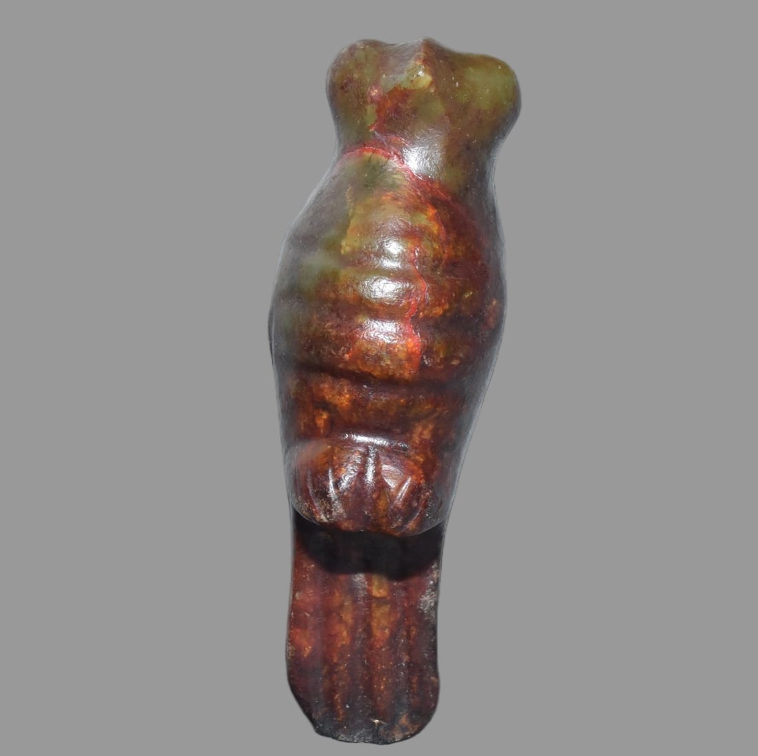 A Exquisite Hemoyu Bird: A Exquisite Hemoyu Bird,Ancient Time, China,Size:5.9inx2.4in,Weight:550g 河磨玉鸟,远古时期