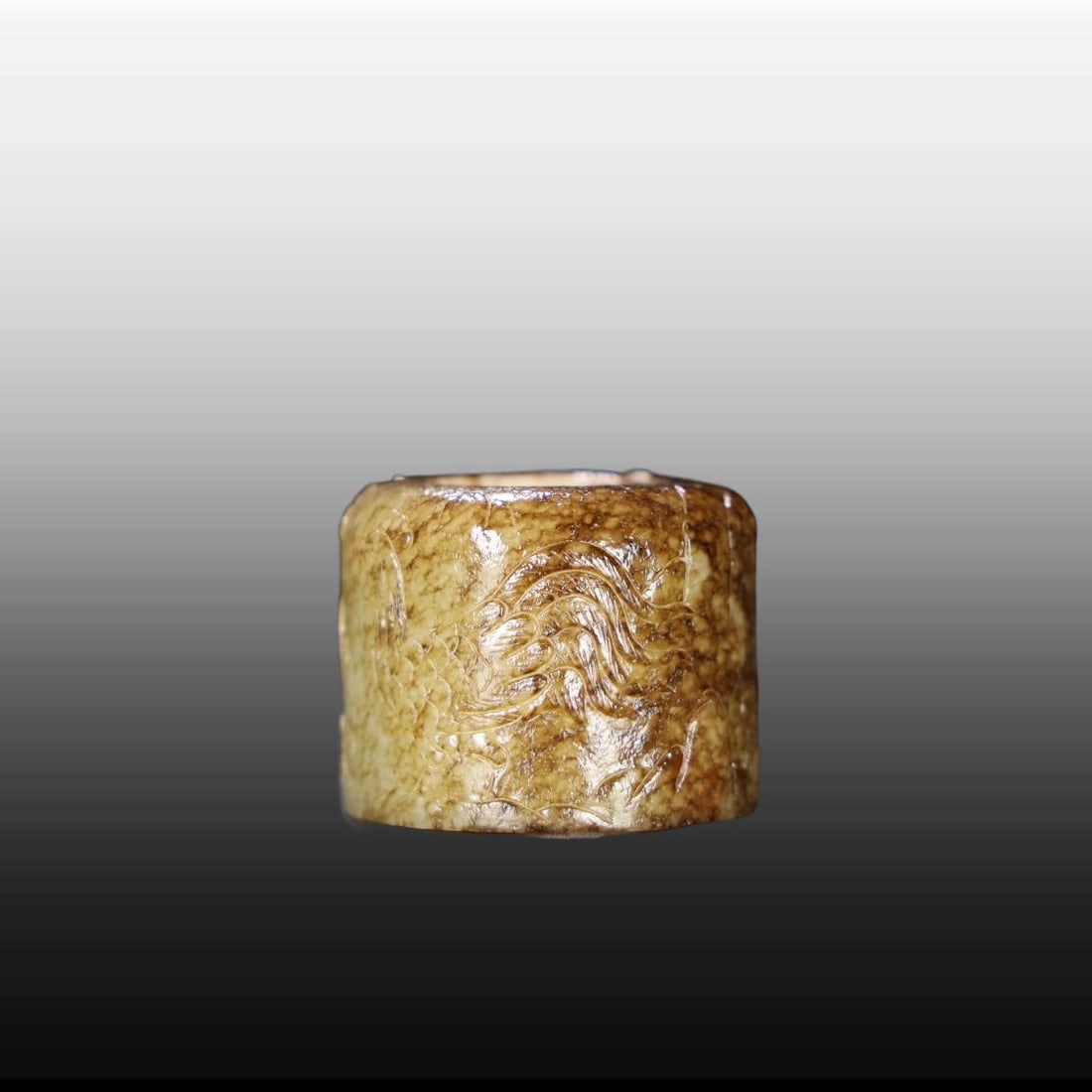A Exquisite Hotan Jade Thumb Ring - 5