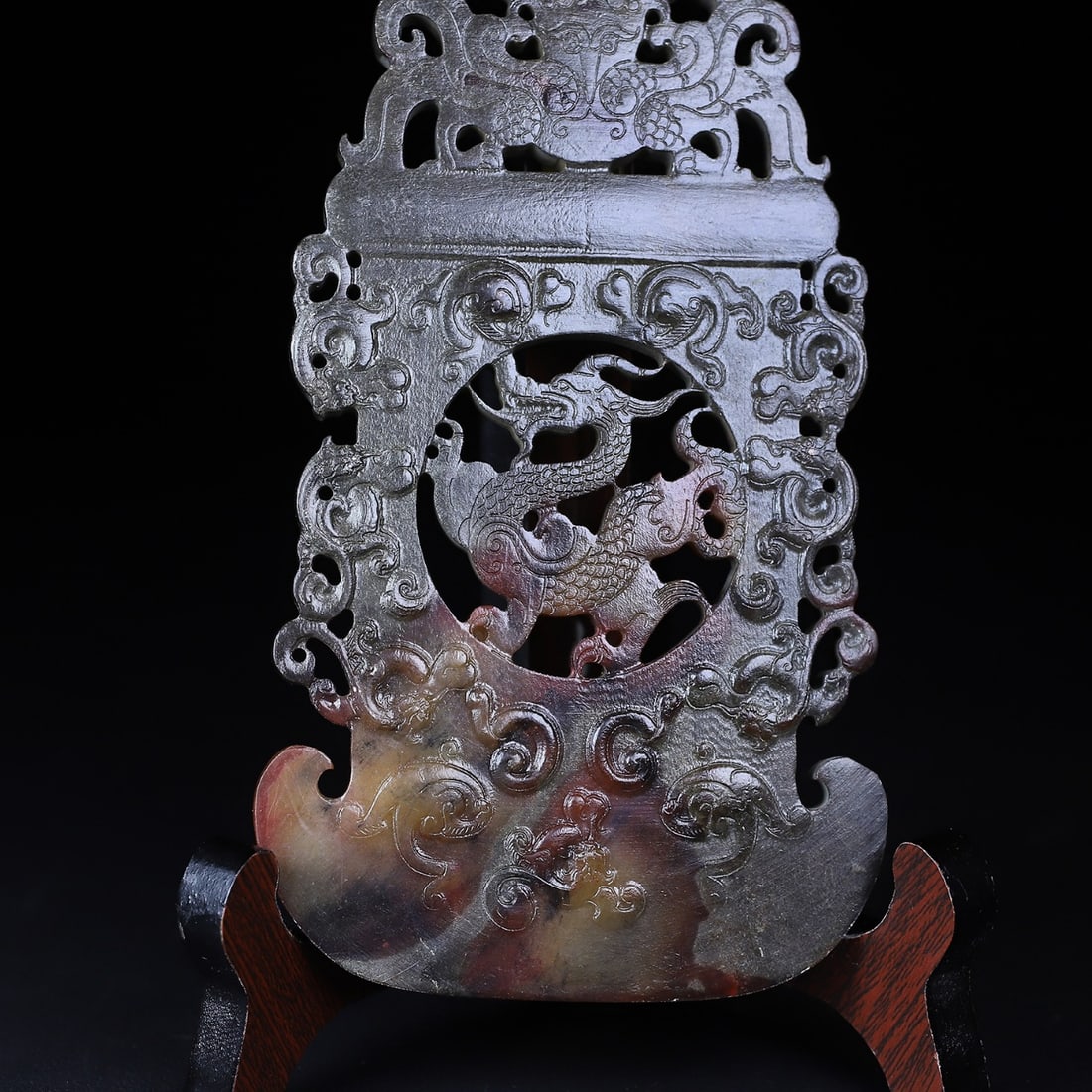A Exquisite Hotan Jade Dragon Pattern Jade Pendant - 3