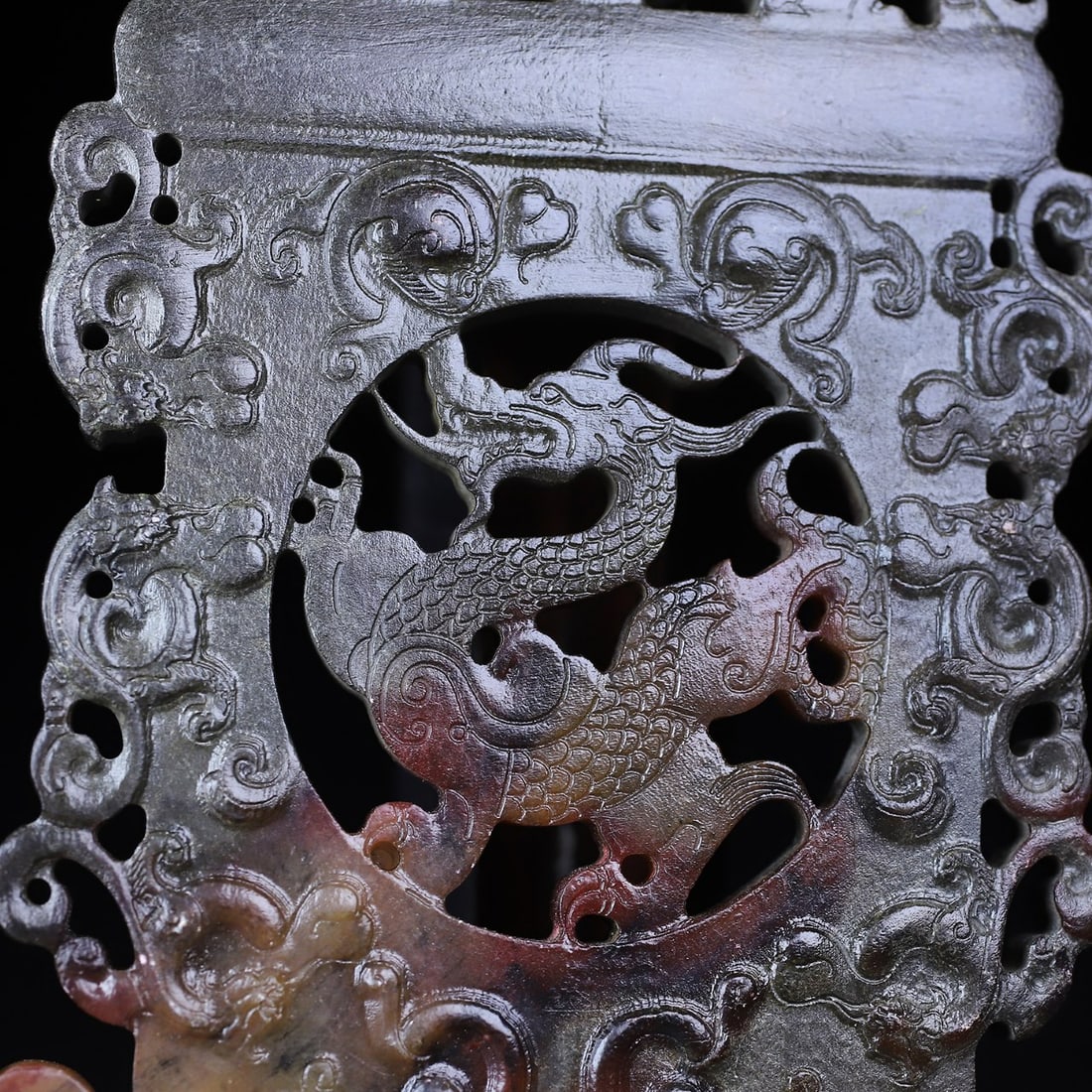 A Exquisite Hotan Jade Dragon Pattern Jade Pendant - 4