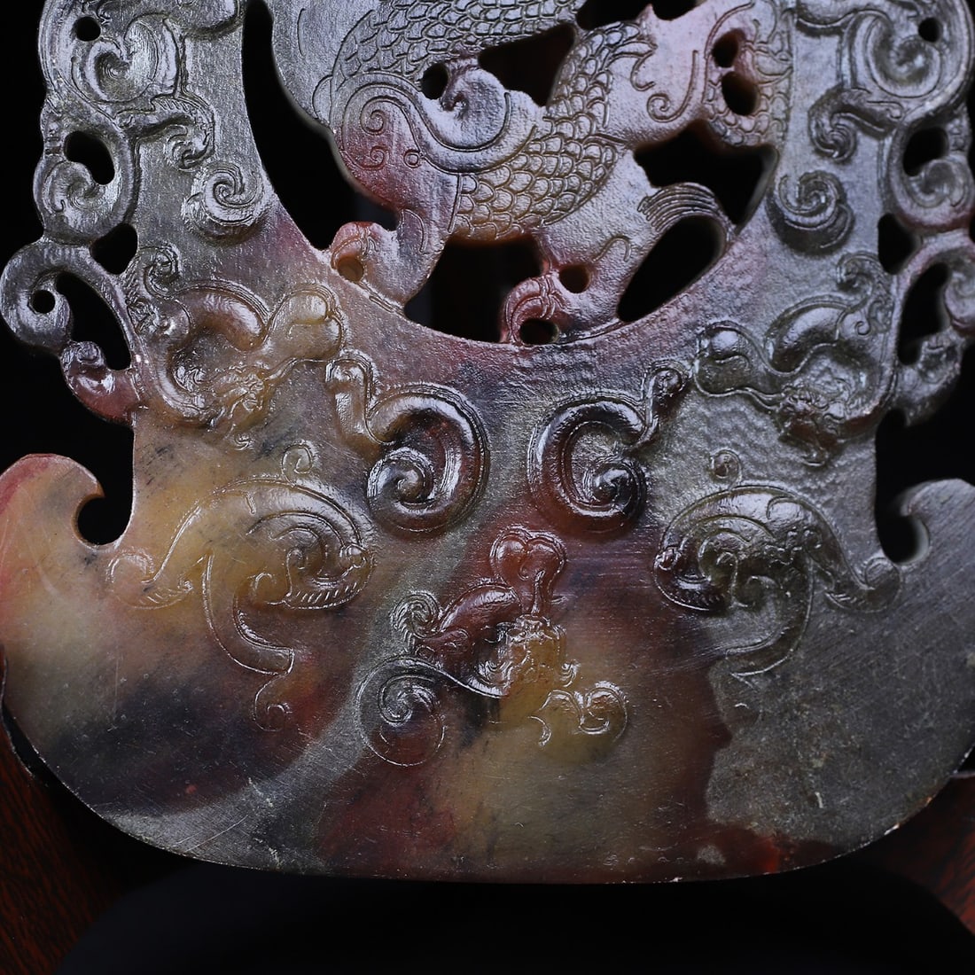 A Exquisite Hotan Jade Dragon Pattern Jade Pendant - 5