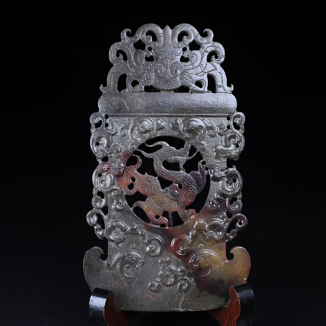 A Exquisite Hotan Jade Dragon Pattern Jade Pendant - 6