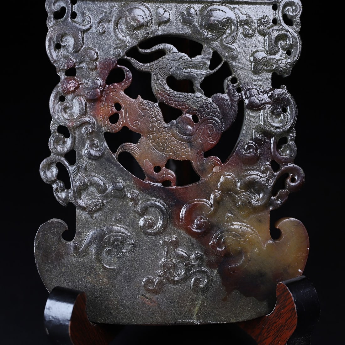 A Exquisite Hotan Jade Dragon Pattern Jade Pendant - 8