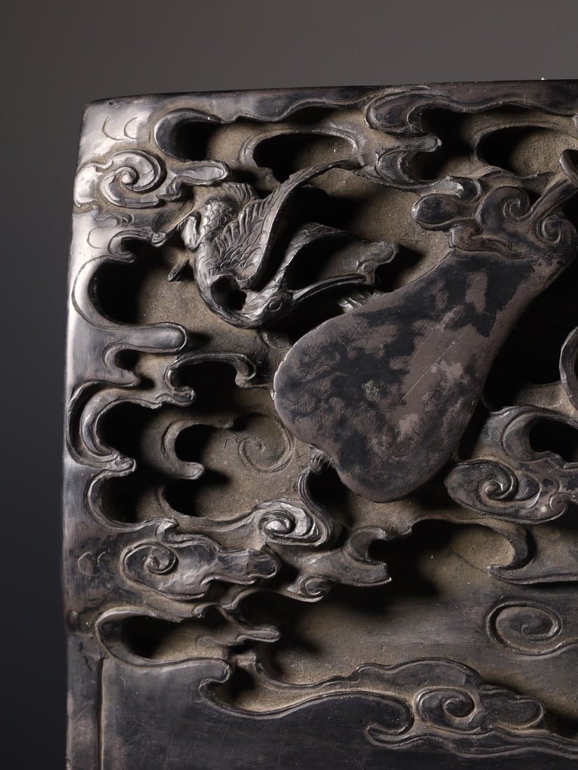 A Exquisite Crane Pattern Duan Inkstone - 2