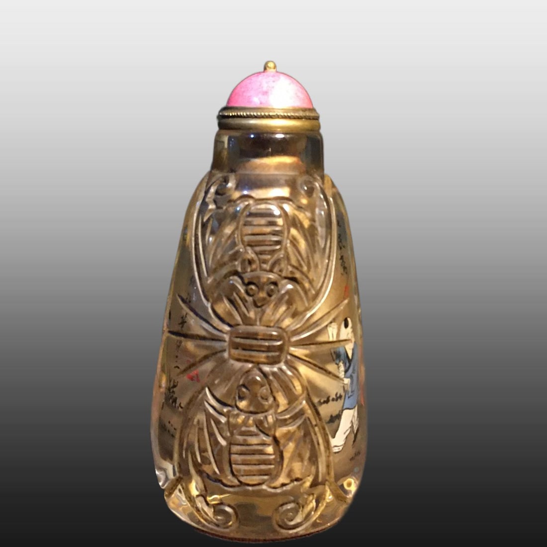 A Exquisite Colored glaze Figures Pattern Snuff Bottle - 3