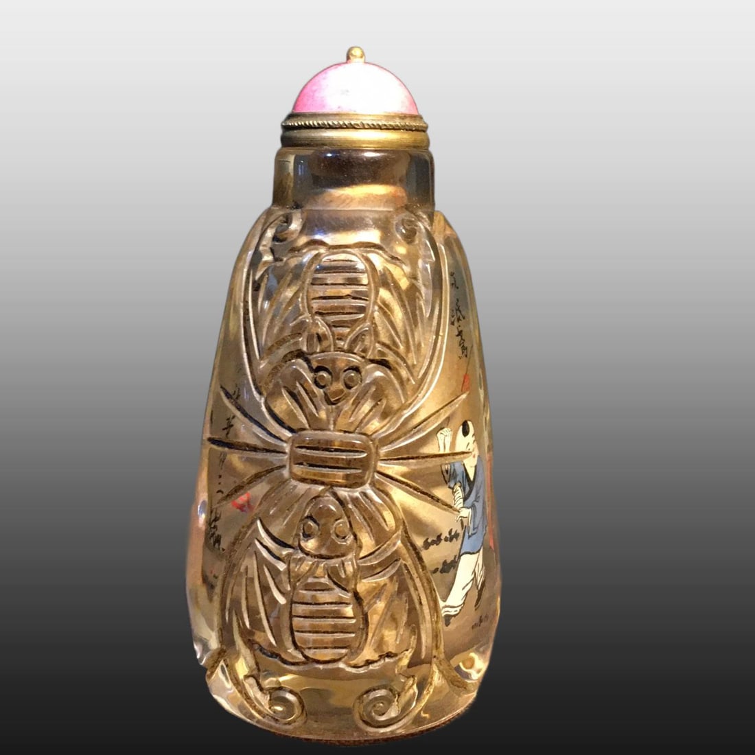 A Exquisite Colored glaze Figures Pattern Snuff Bottle - 7