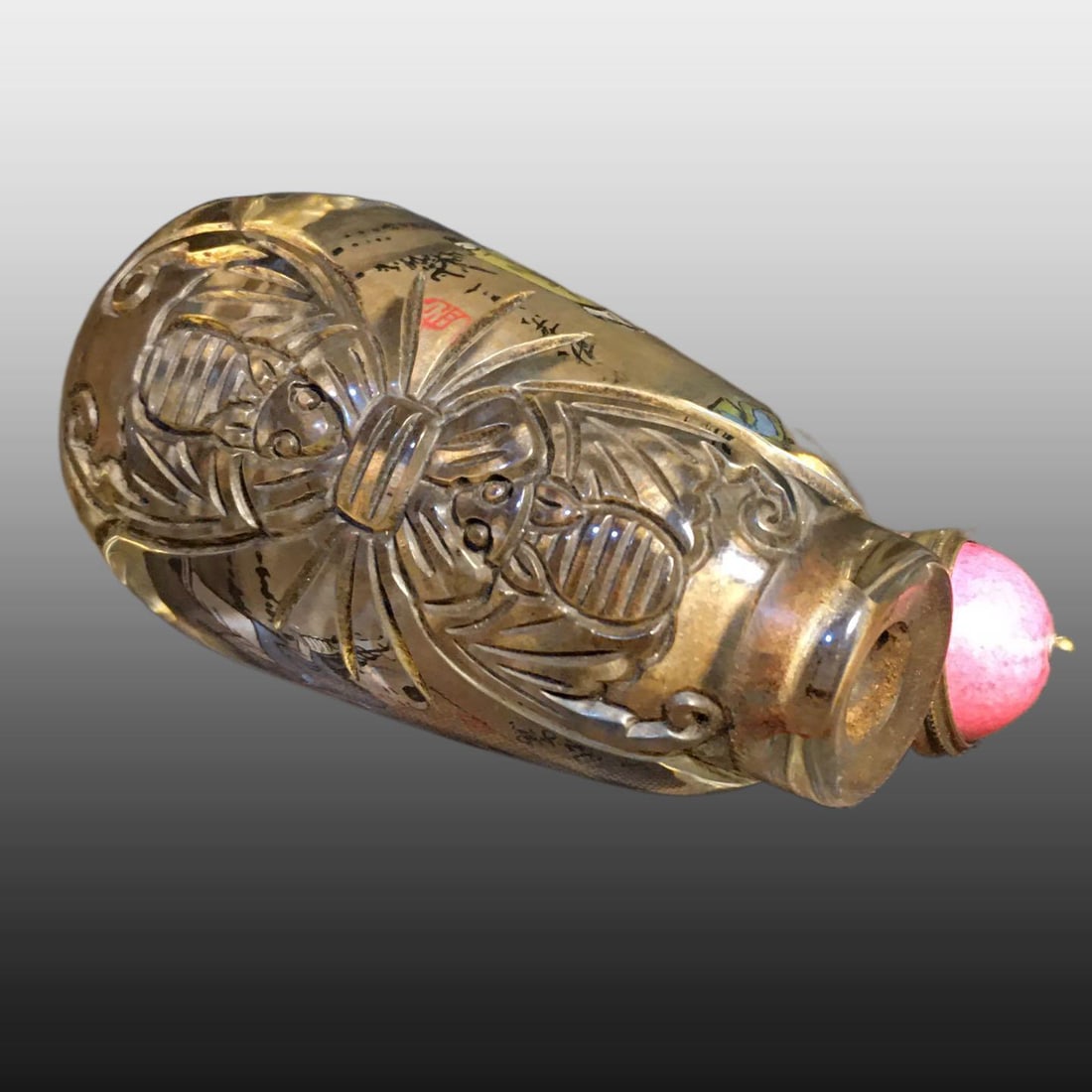 A Exquisite Colored glaze Figures Pattern Snuff Bottle - 8