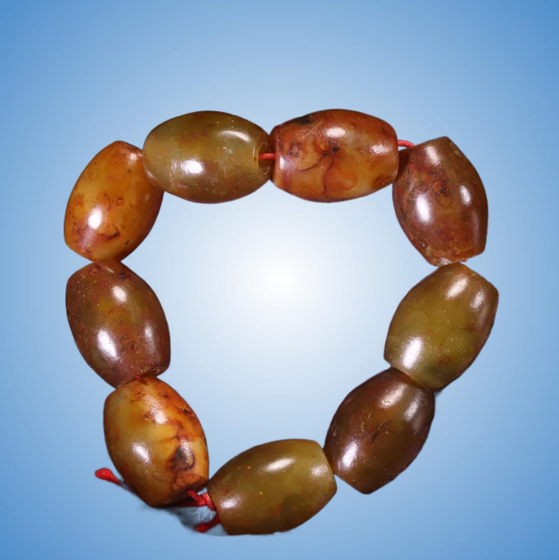 A Exquisite Gaogu Jade Bracelets - 5