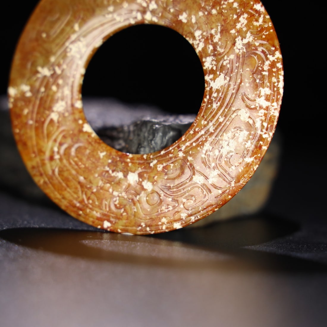 A Exquisite Hotan Jade Bi - 5