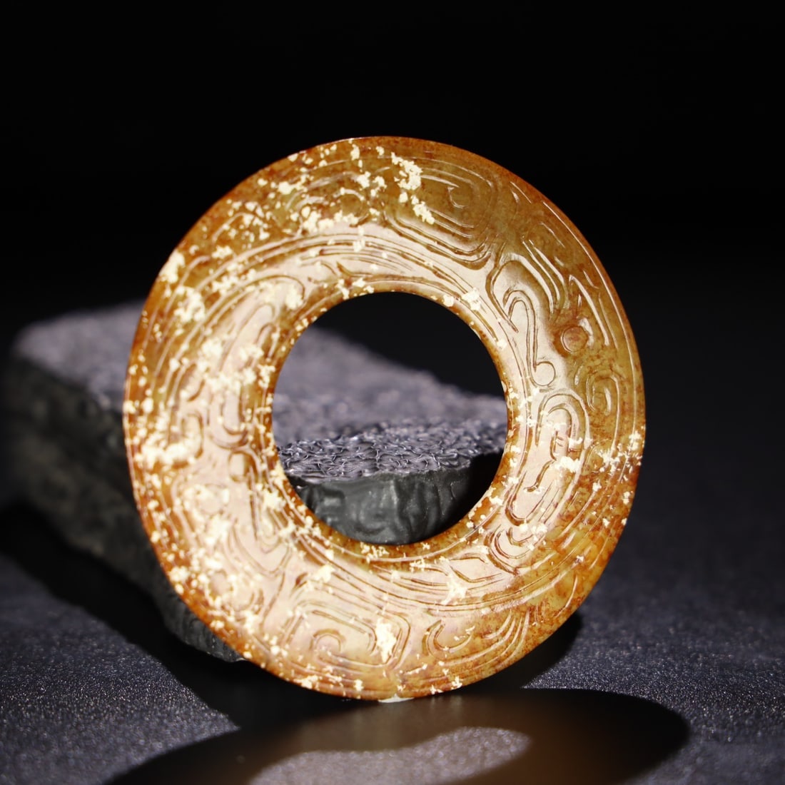 A Exquisite Hotan Jade Bi - 9