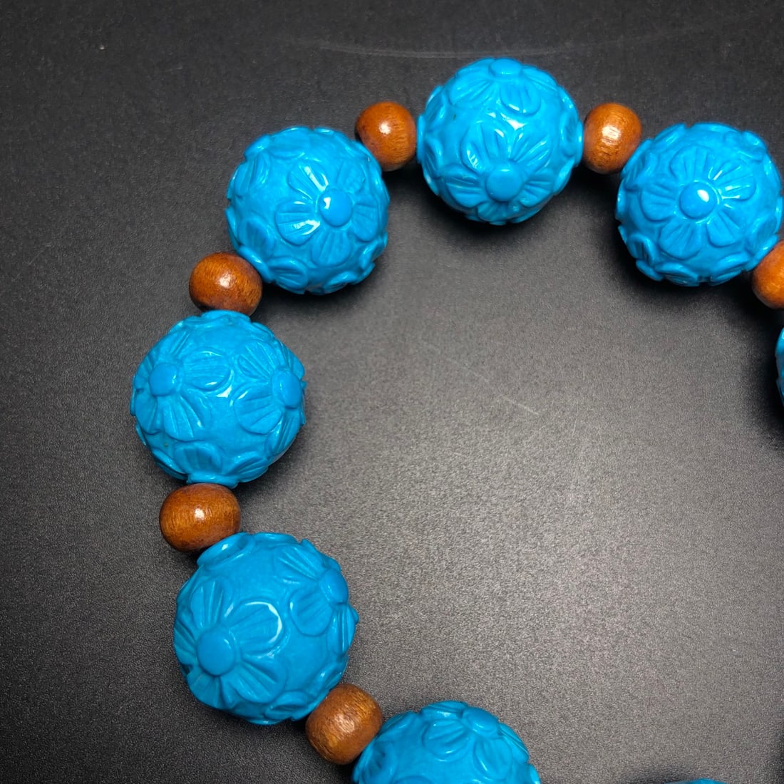 A Exquisite Turquoise Flower Bracelets - 3
