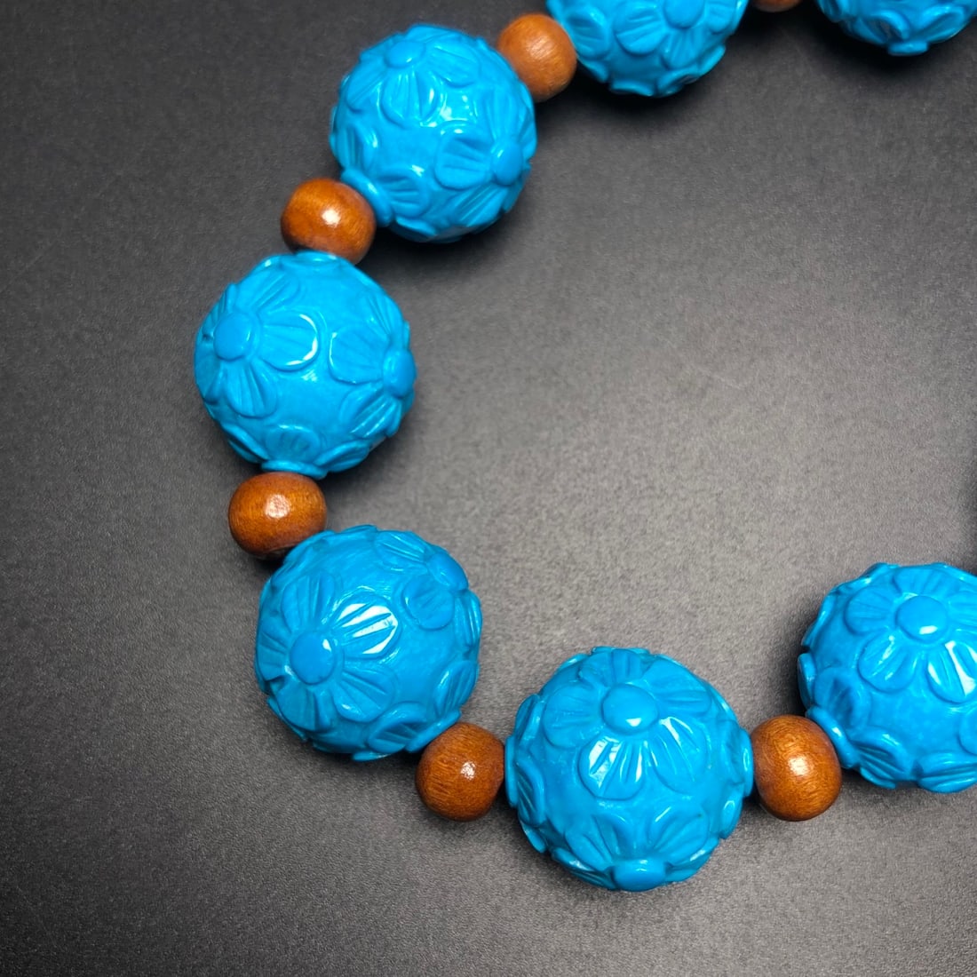A Exquisite Turquoise Flower Bracelets - 5