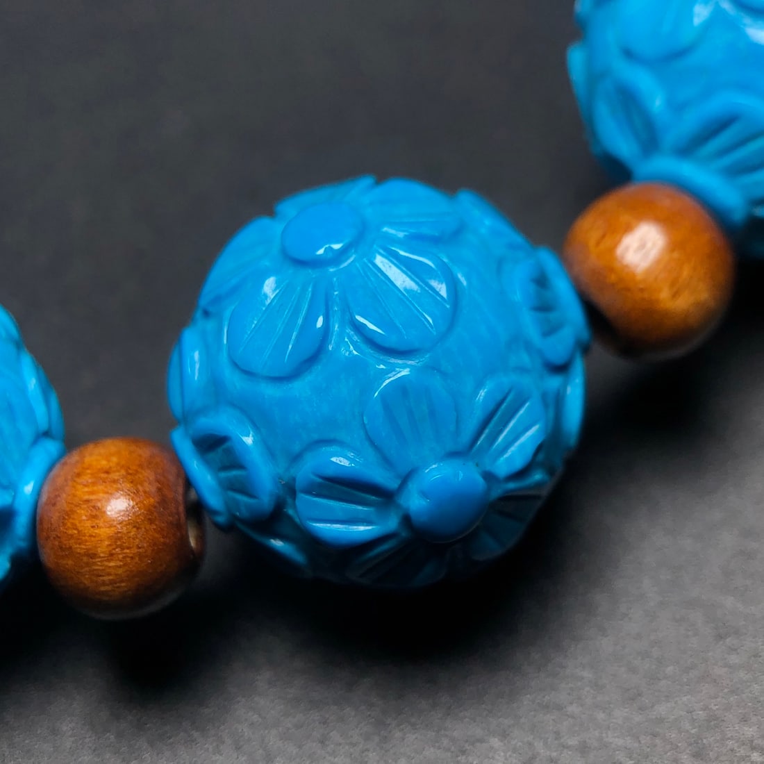 A Exquisite Turquoise Flower Bracelets - 7