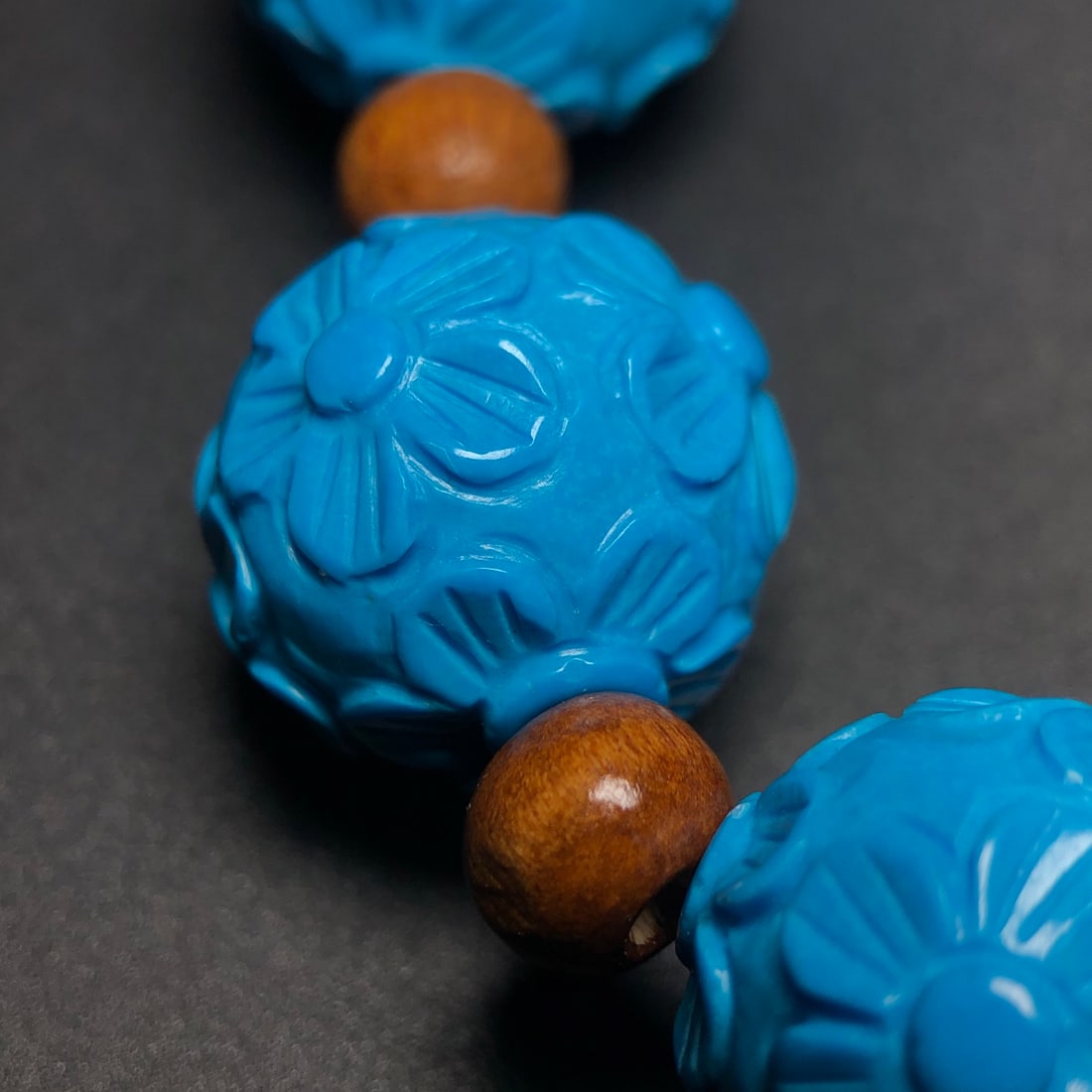 A Exquisite Turquoise Flower Bracelets - 8