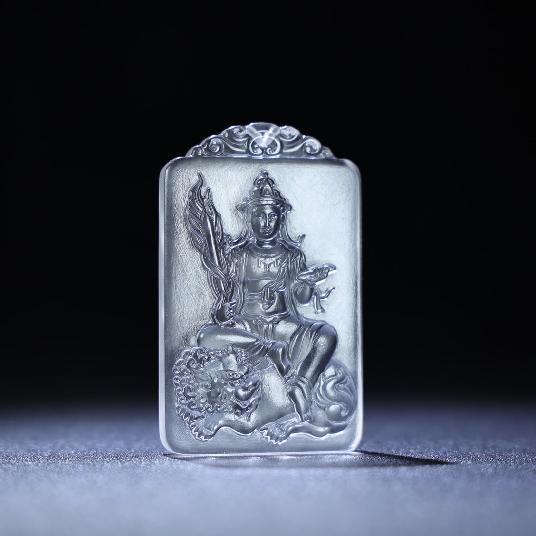 A Exquisite Crystal Buddha Pendant - 6