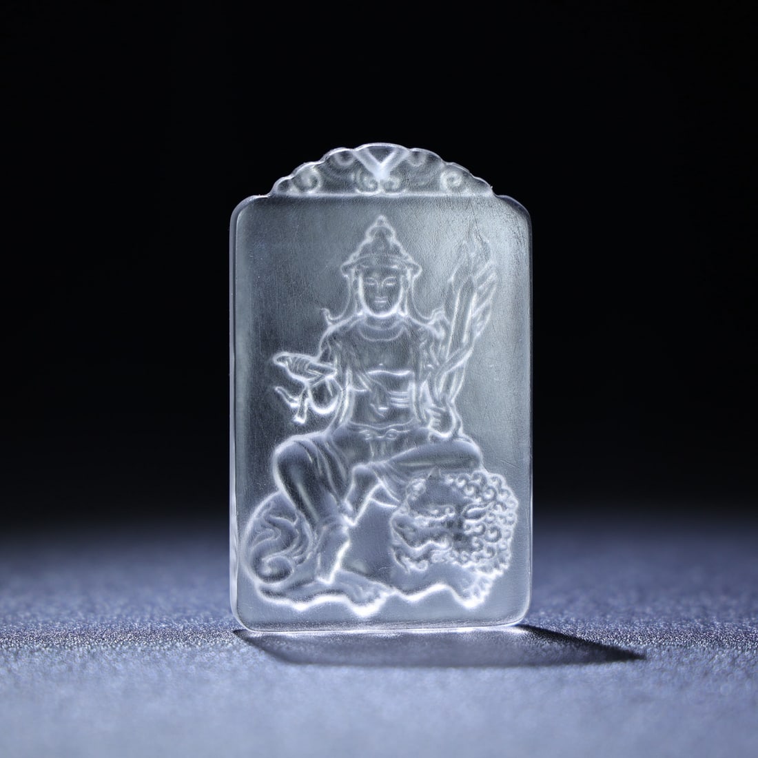 A Exquisite Crystal Buddha Pendant - 7