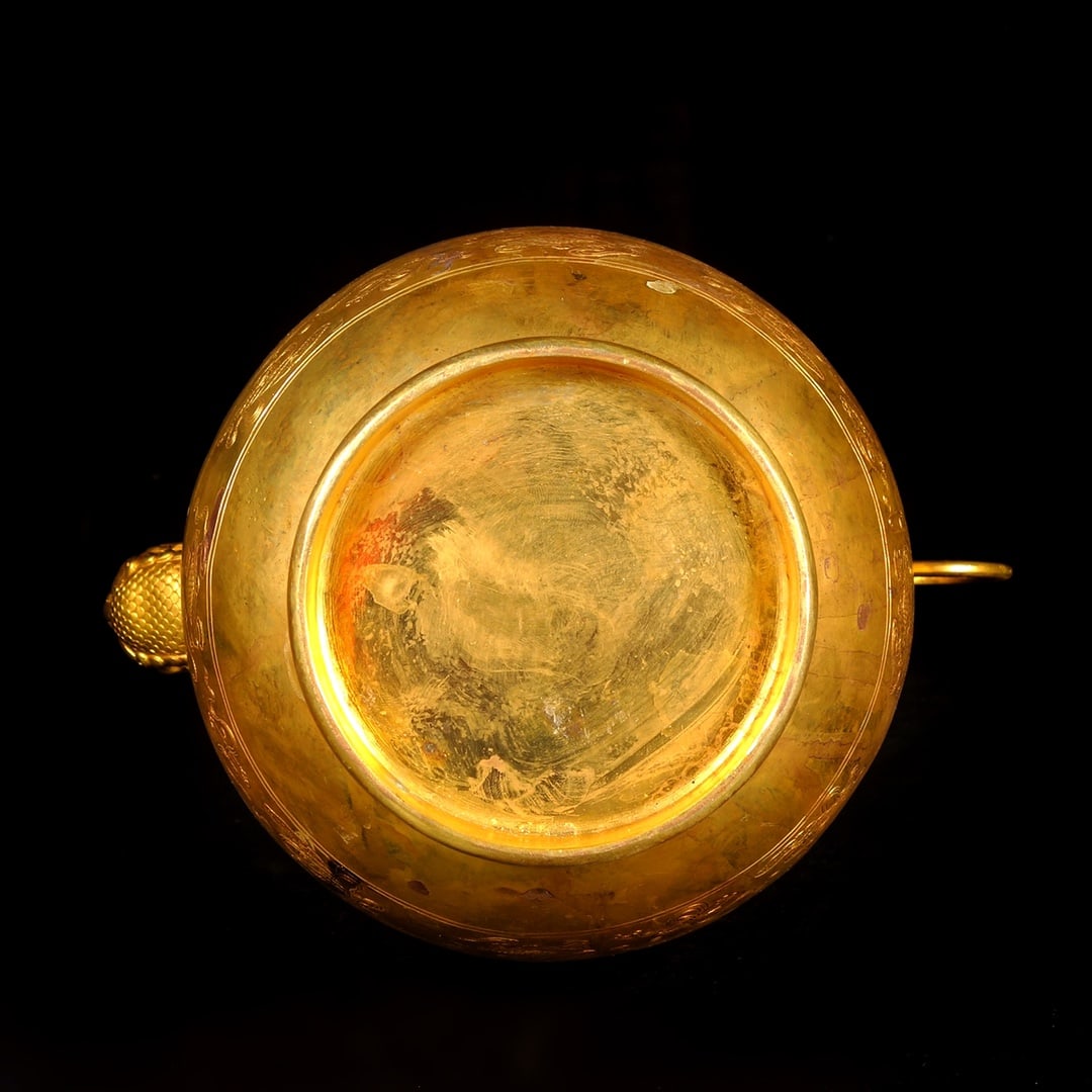 A Exquisite Gilt Bronze Figures Pattern Ewer - 5