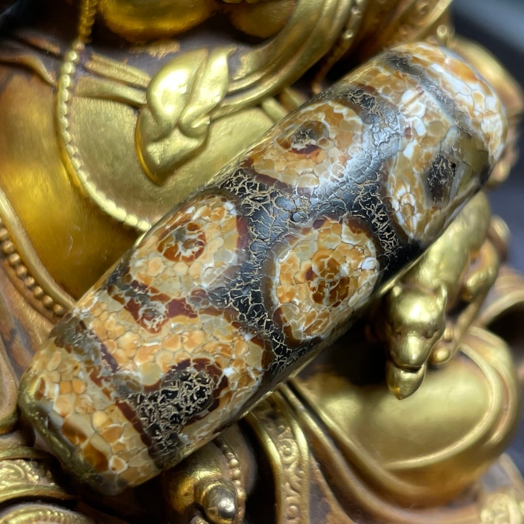 A Exquisite Seven Eye Dzi bead - 3