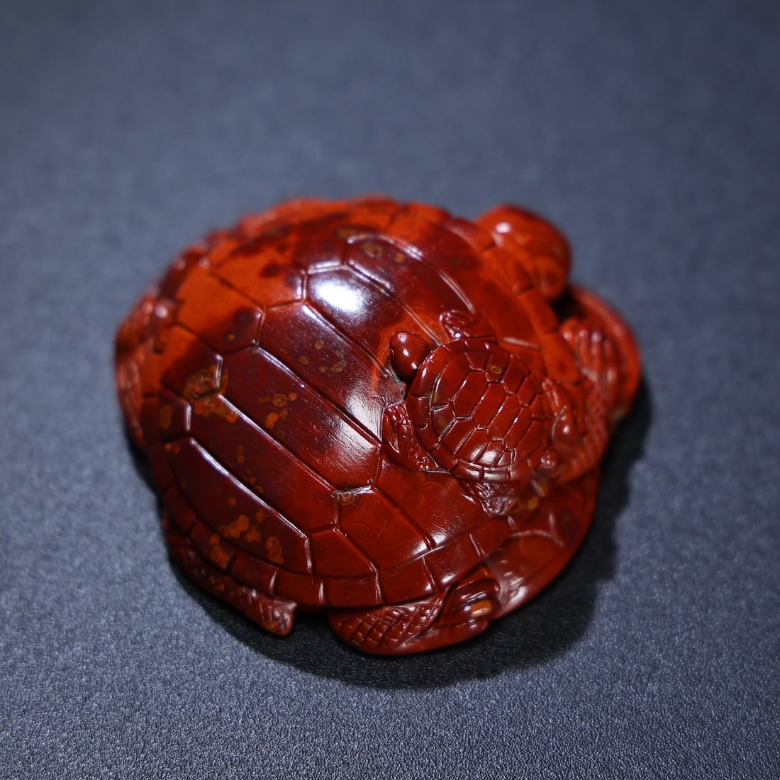 A Exquisite Agate Tortoise Ornament - 3