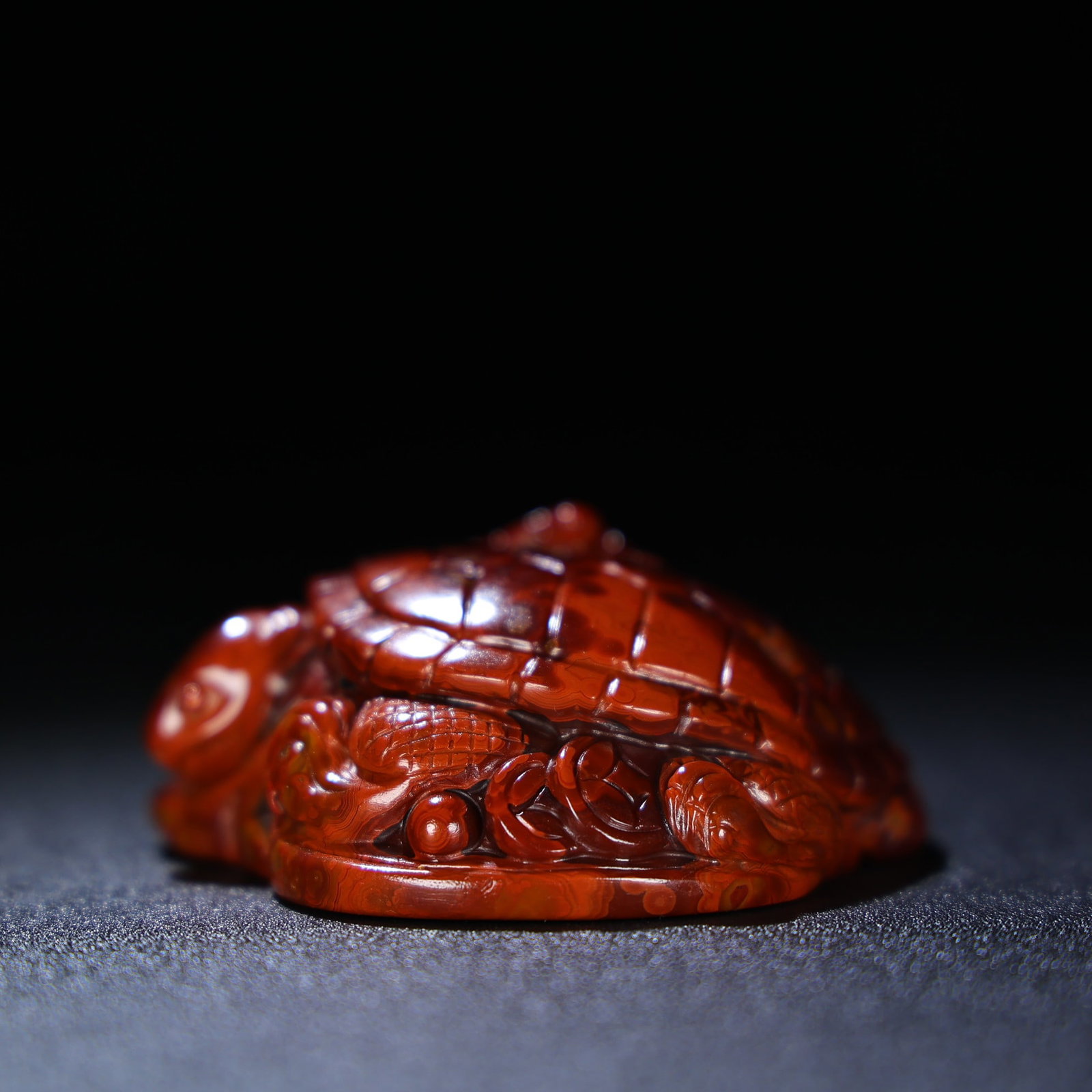 A Exquisite Agate Tortoise Ornament - 6