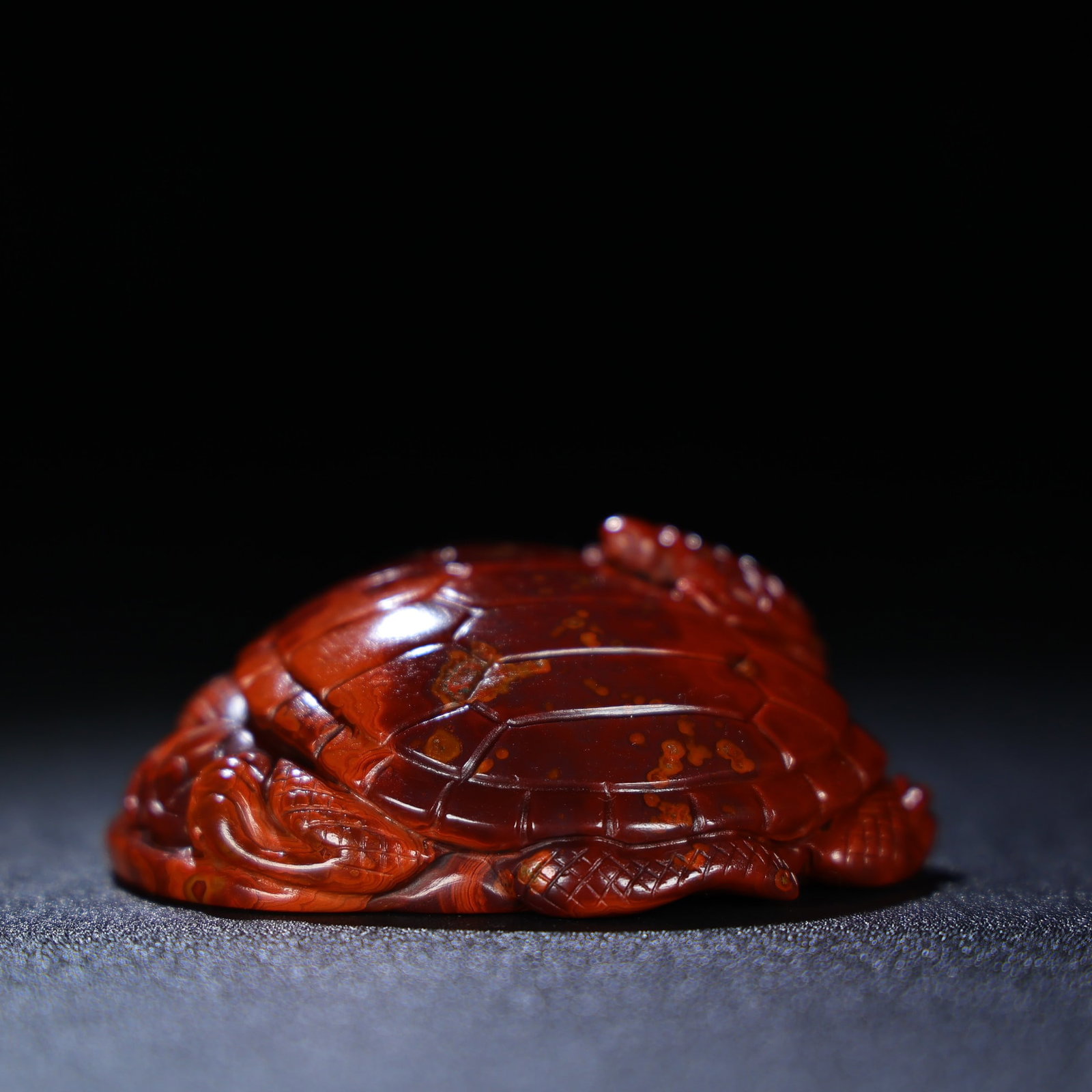 A Exquisite Agate Tortoise Ornament - 7