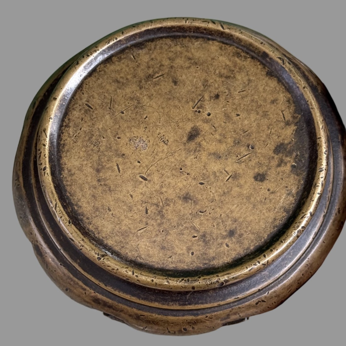 A Exquisite Brass Dragon Pattern Censer - 5