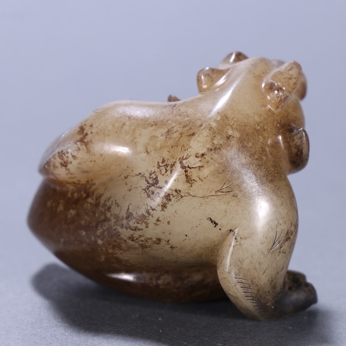 A Exquisite Hotan Jade Bear - 6