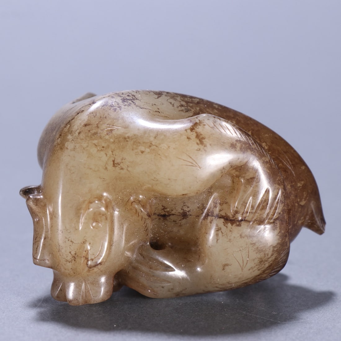 A Exquisite Hotan Jade Bear - 8