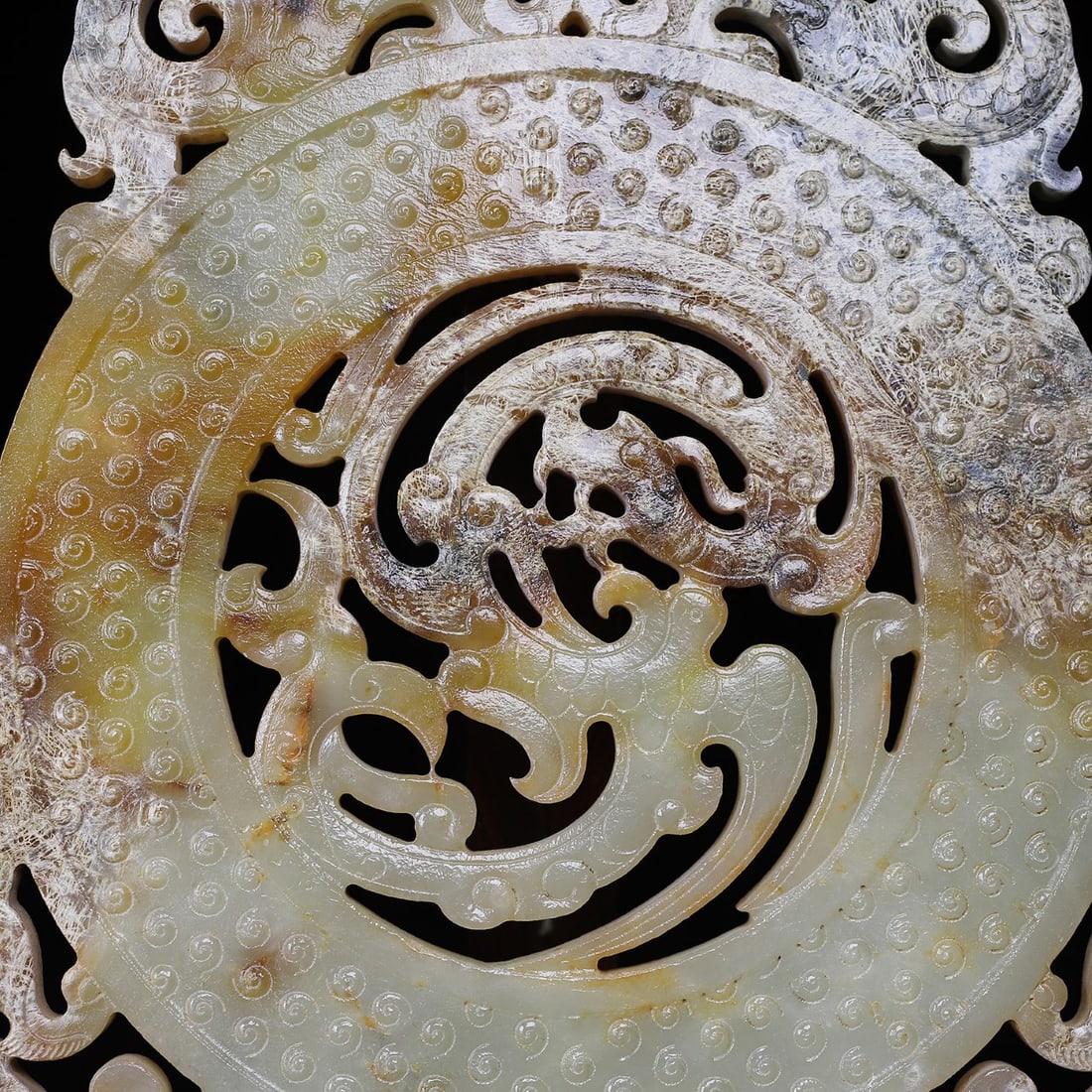 A Exquisite Hotan Jade Phoenix Pattern Jade Pendant - 2