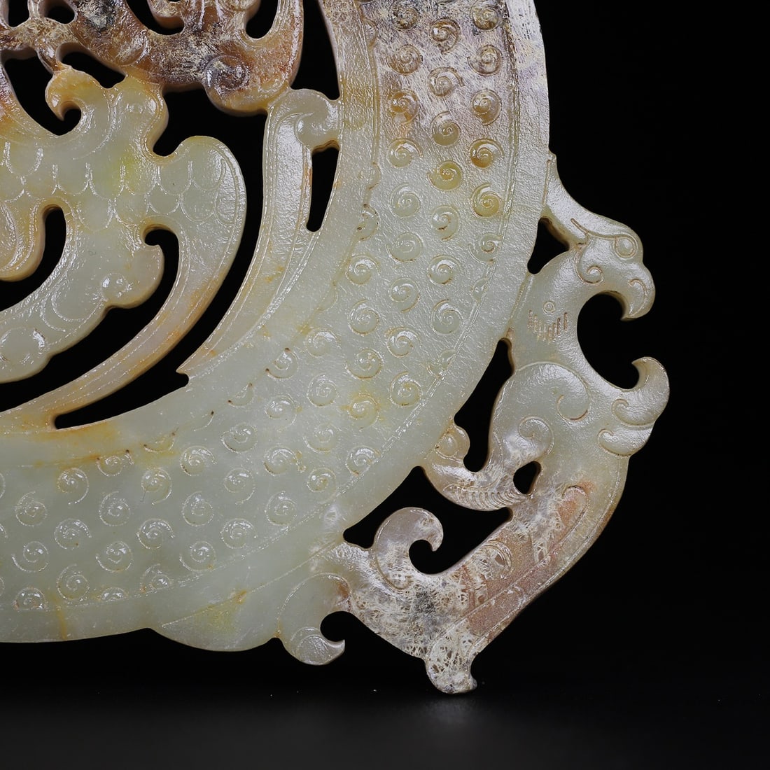 A Exquisite Hotan Jade Phoenix Pattern Jade Pendant - 4