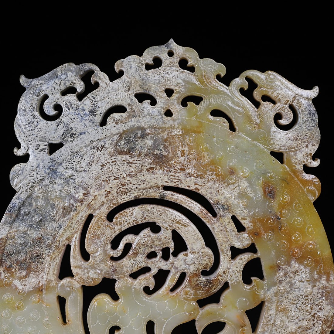 A Exquisite Hotan Jade Phoenix Pattern Jade Pendant - 8