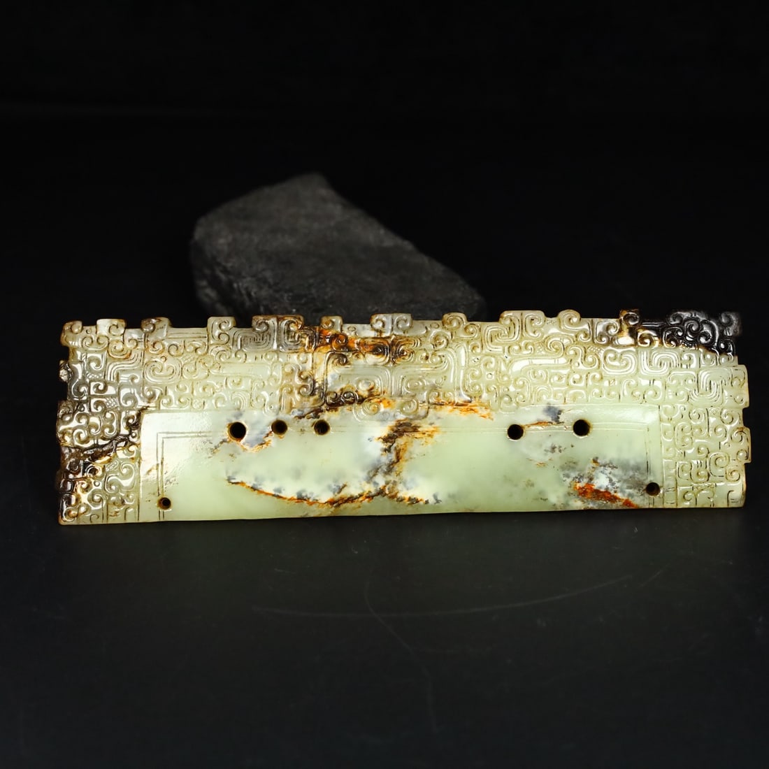 A Exquisite Hotan Jade Knife - 4