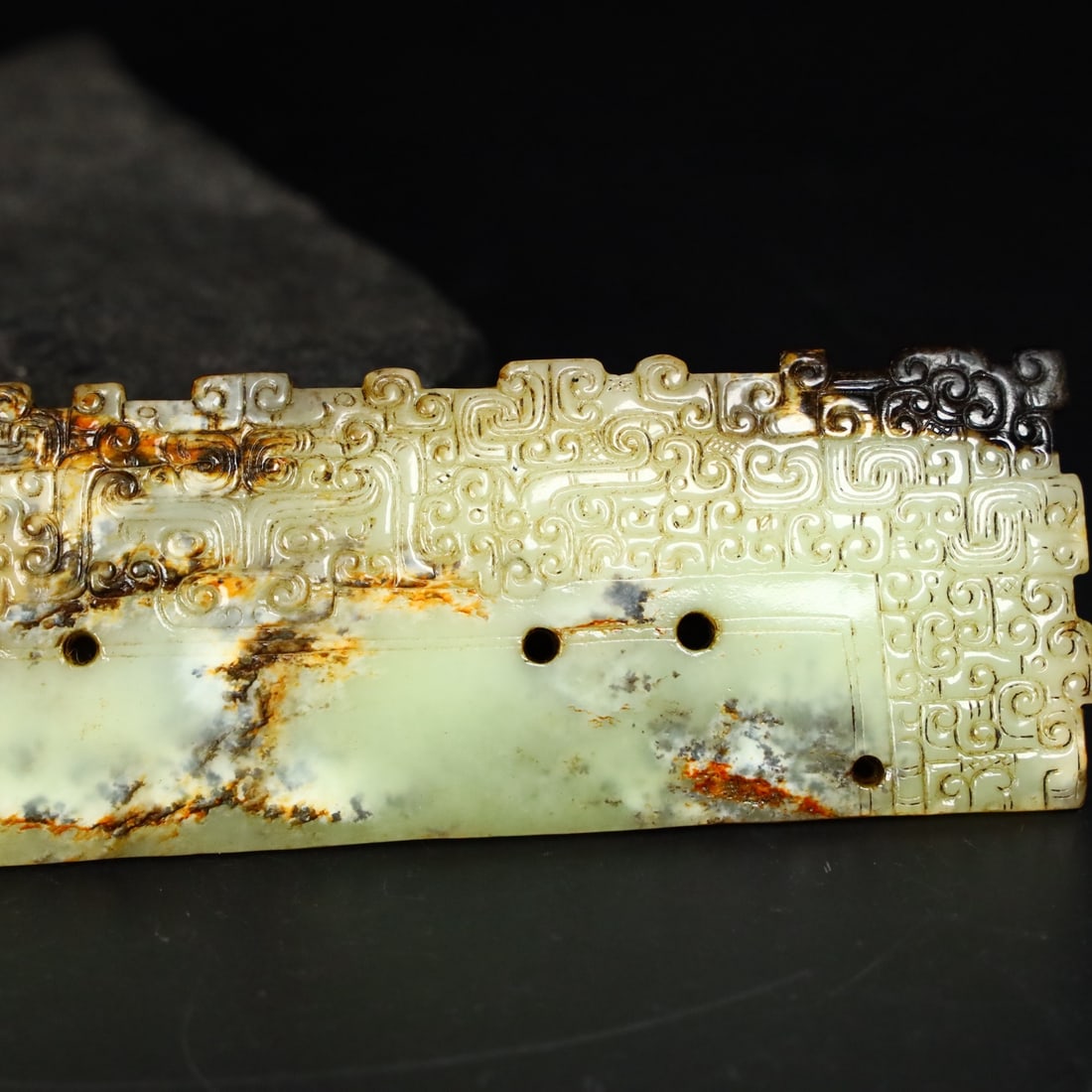 A Exquisite Hotan Jade Knife - 5