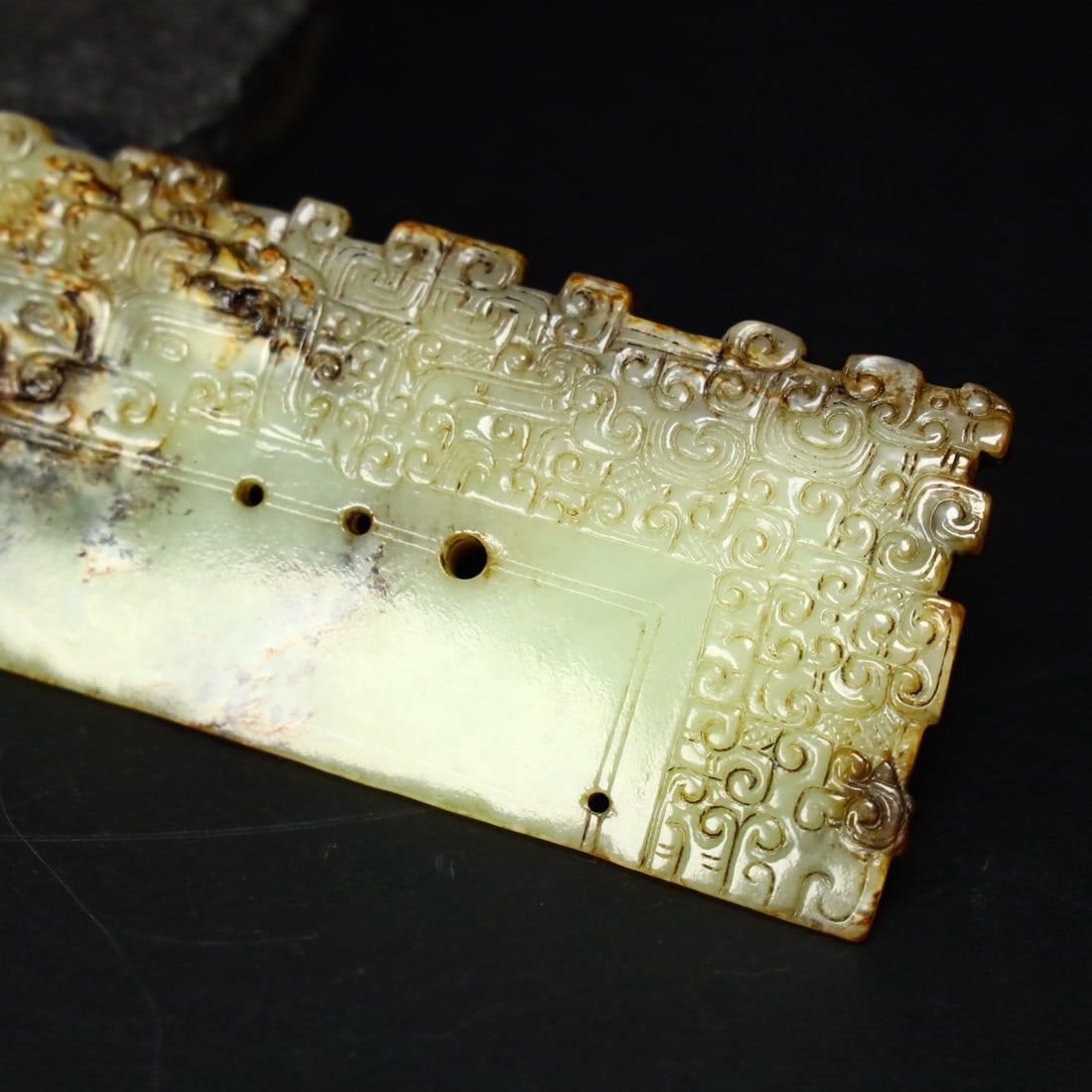 A Exquisite Hotan Jade Knife - 7