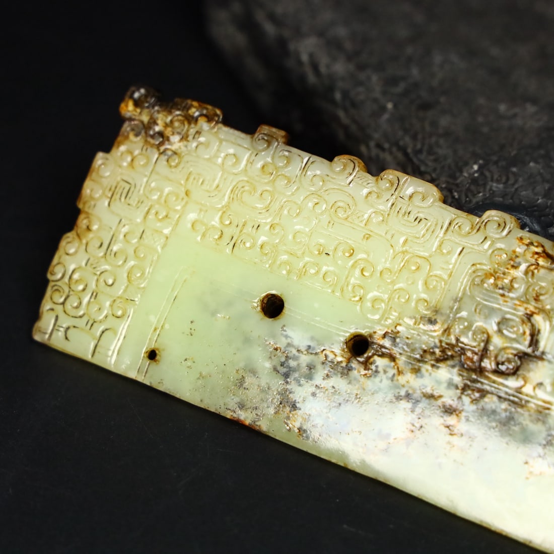 A Exquisite Hotan Jade Knife - 8