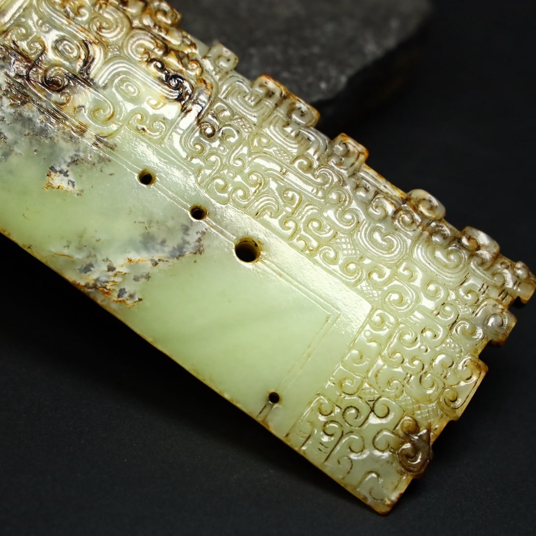 A Exquisite Hotan Jade Knife - 9