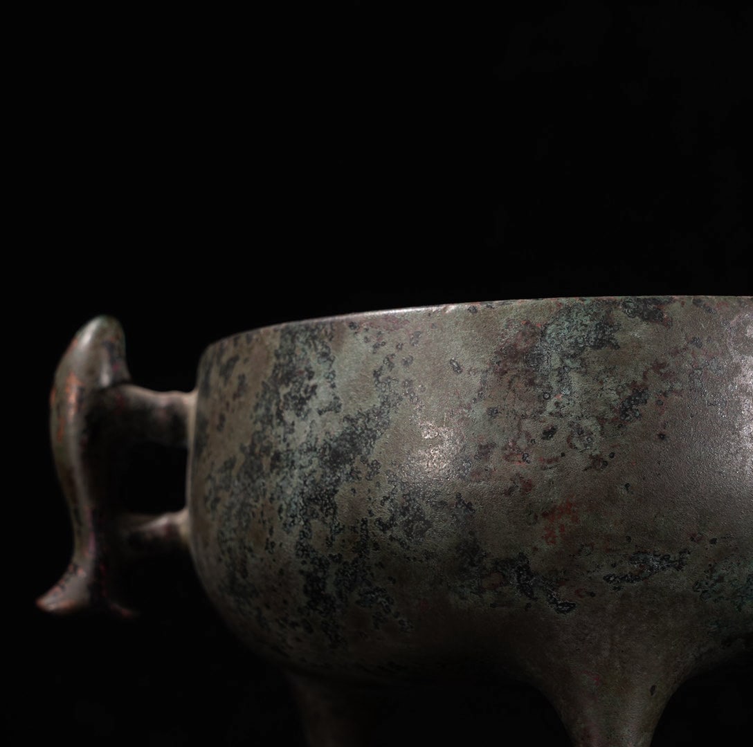 A Exquisite Red Copper Incense Burner - 2