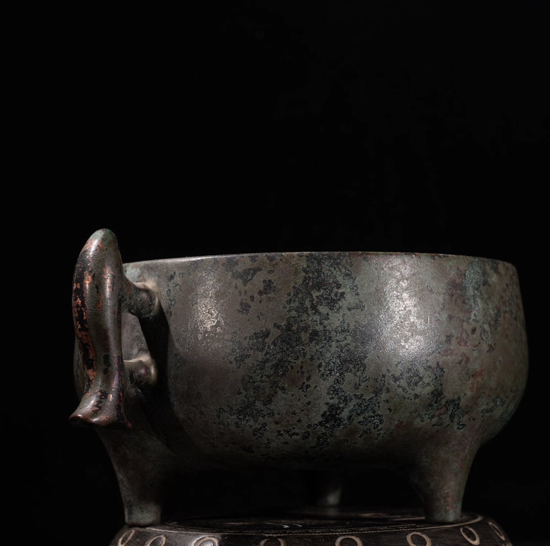 A Exquisite Red Copper Incense Burner - 3