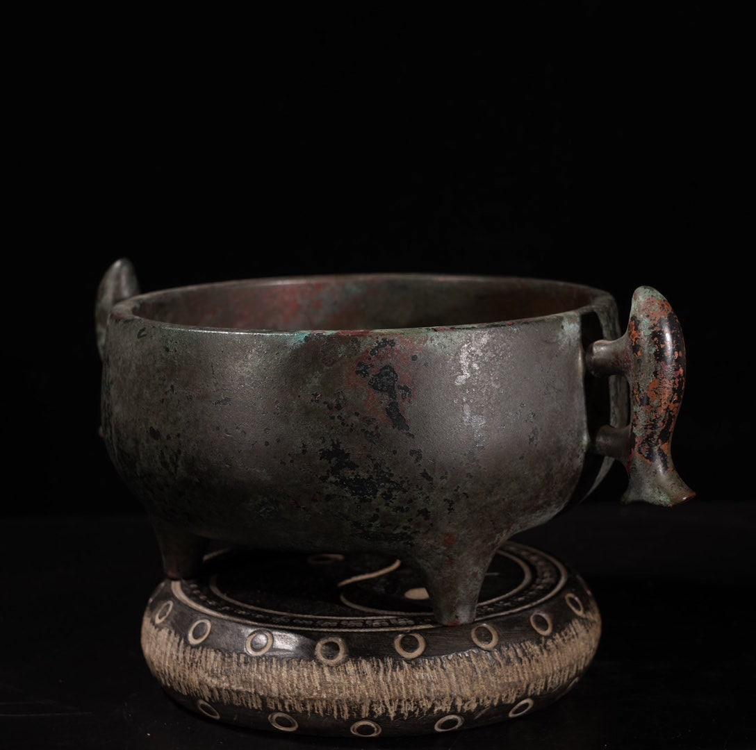 A Exquisite Red Copper Incense Burner - 5