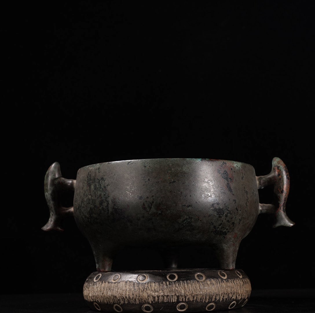 A Exquisite Red Copper Incense Burner - 6