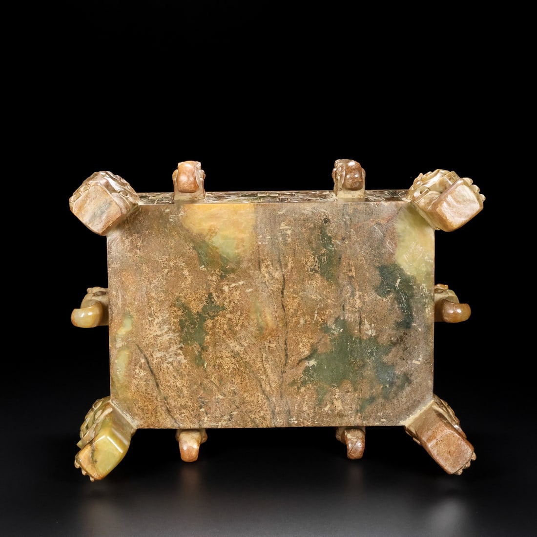 A Exquisite Hotan Jade Auspicious Beast Box - 8